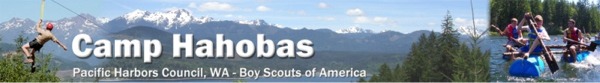 Camp Hahobas BSA - Tahuya, WA History of the Camp Hahobas Boy Scout Camp, Hood Canal