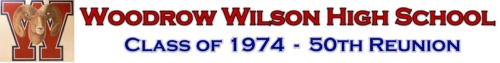 Woodrow Wilson High School - Class of 1974 50th Reunion